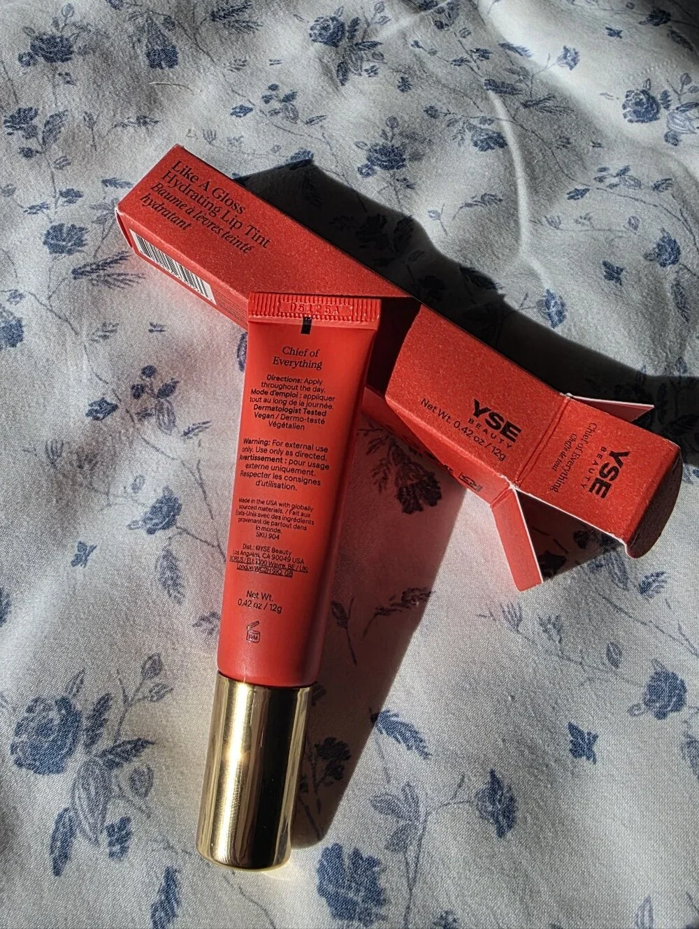 YSE Beauty | Like A Gloss Hydrating Lip Tint Chief of Everything - Poppy Red NIB